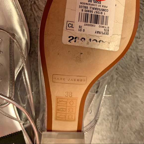 NWOB Marc Jacobs Runway Transparent Oxfords sz 7.5 - Picture 8 of 8